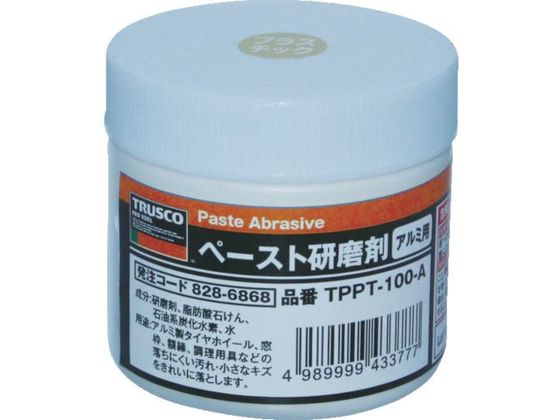 TRUSCO ペースト研磨剤 アルミ用 100g TPPT-100-A TRUSCO ペースト研磨剤 アルミ用 100g TPPT-100-A