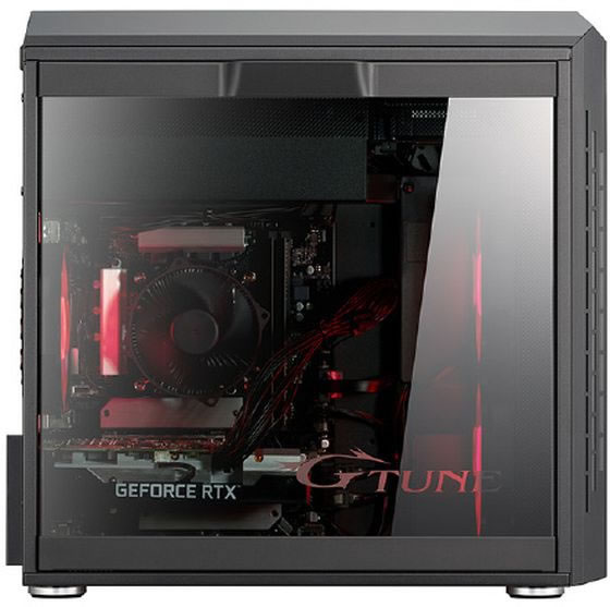 デスクトップPC　3300x Gt710 G-Tune デスクトップパソコン e angle select TUNE ブラック