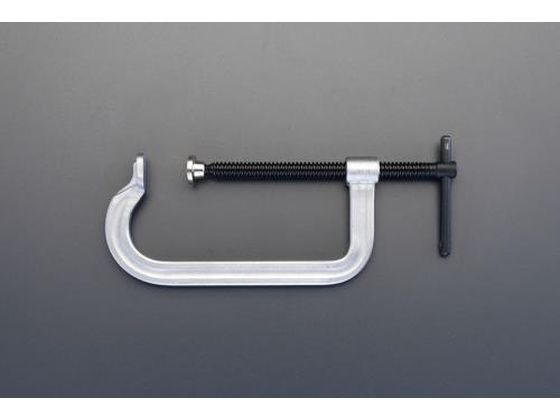 ●材質：炭素鋼、ニッケルクロームメッキ●クランプ範囲：０〜１５０ｍｍ●口奥行（口の深さ）：７５ｍｍ●フレーム幅×厚み：２２．０×１０．５ｍｍ●荷重：１０００ｋｇ●重量：０．９３ｋｇ●フレームの開口幅の