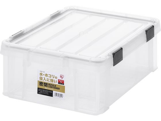アイリスオーヤマ 密閉バックルコンテナ クリア 21.3L MBR-22R