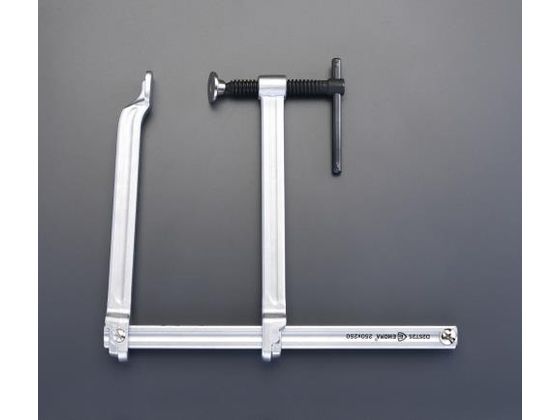 エスコ F型クランプ ロングリーチ 0-300mm 360mm EA526TX-12A エスコ F型クランプ ロングリーチ 0-300mm 360mm EA526TX-12A