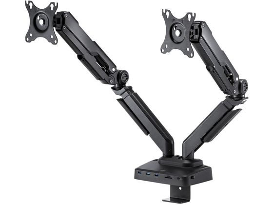 サンワサプライ ドッキングステーション搭載モニターアーム CR-LACDK2402BK サンワサプライ ドッキングステーション搭載モニターアーム CR-LACDK2402BK