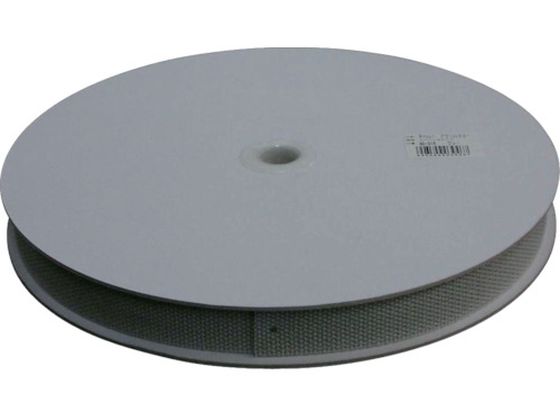 ユタカメイク 平ベルトアクリルカラー 25mm×25m グレー PAD-315