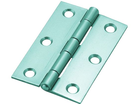 TRUSCO スチール製厚口蝶番 三価クロムメッキ仕上 全長64mm 10個