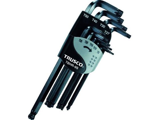 TRUSCO ボールポイントヘックスローブレンチセット(9本組) TBHR-9S TRUSCO ボールポイントヘックスローブレンチセット(9本組) TBHR-9S