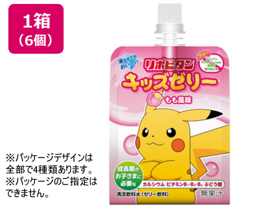 大正製薬 リポビタンキッズゼリー もも風味 125g×6個 大正製薬 リポビタンキッズゼリー もも風味 125g×6個