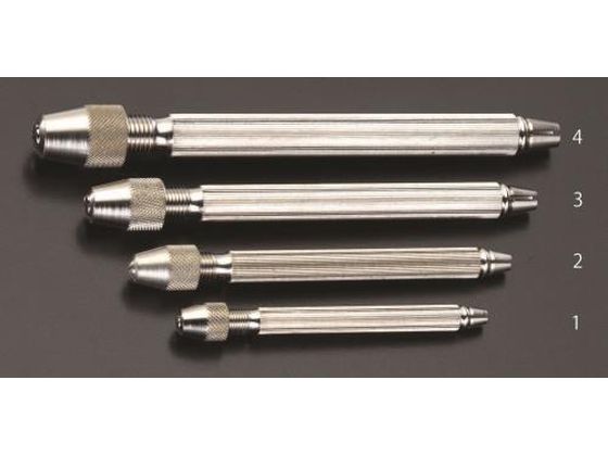 エスコ ピンバイス 140mm 0-1.5／4.0-5.0mm EA589RK-4