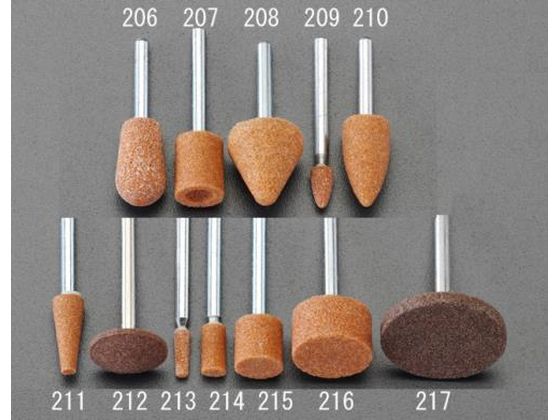 エスコ 軸付砥石 15.9×10.0mm EA818E-216 エスコ 軸付砥石 15.9×10.0mm EA818E-216