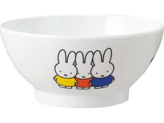 メラミン子供食器 ミッフィーとおともだち 飯椀 身 CM-7FT メラミン子供食器 ミッフィーとおともだち 飯椀 身 CM-7FT