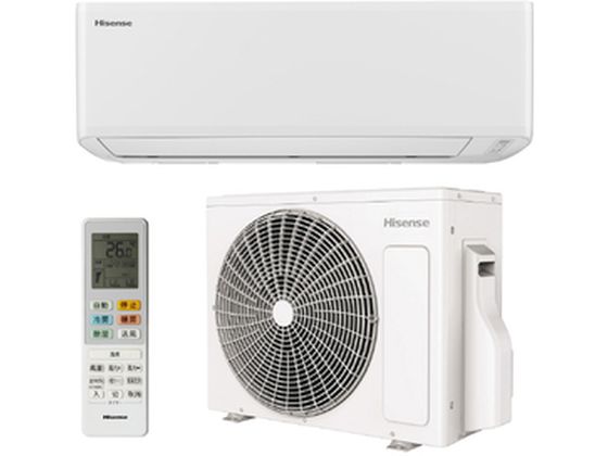 ⭕️2022年製ハイセンス6～9畳用エアコン✅1年保証付✅設置工事可✅分解洗浄済 ハイセンス 【標準工事付】 6畳向エアコン Sシリーズ ホワイト
