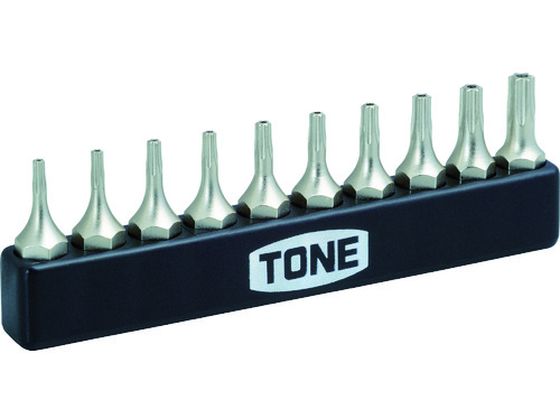 TONE T型トルクスビットセット(いじり防止タイプ) BTTH10S TONE T型トルクスビットセット(いじり防止タイプ) BTTH10S
