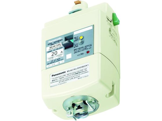 Panasonic 漏電ブレーカ付プラグ 3P20A15mA DH24821K1 Panasonic 漏電ブレーカ付プラグ 3P20A15mA DH24821K1