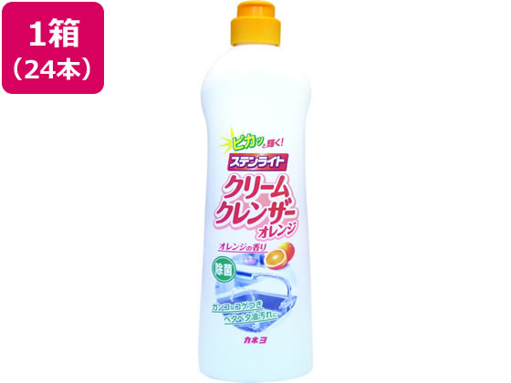 カネヨ石鹸 ステンライト クリ-ムクレンザー オレンジ 400g 24本