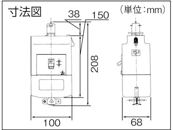Panasonic 漏電ブレーカ付プラグ 3P20A30mA DH24822K1