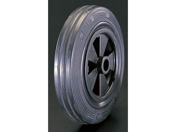 エスコ 車輪 ラバータイヤ PPリム 80×25mm EA986MC-80