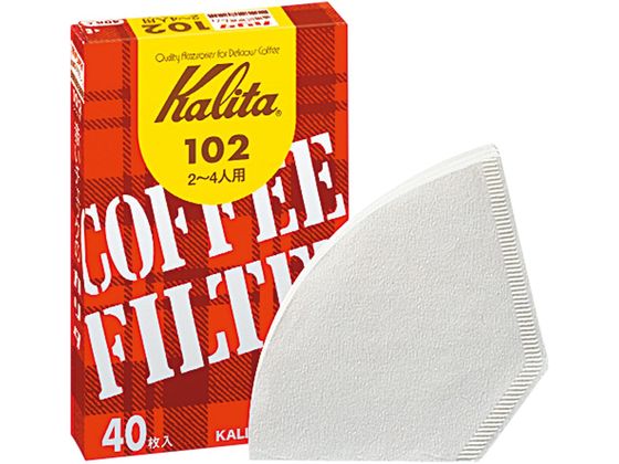 カリタ コーヒー濾紙 102 (40枚入) ホワイト カリタ コーヒー濾紙 102 (40枚入) ホワイト