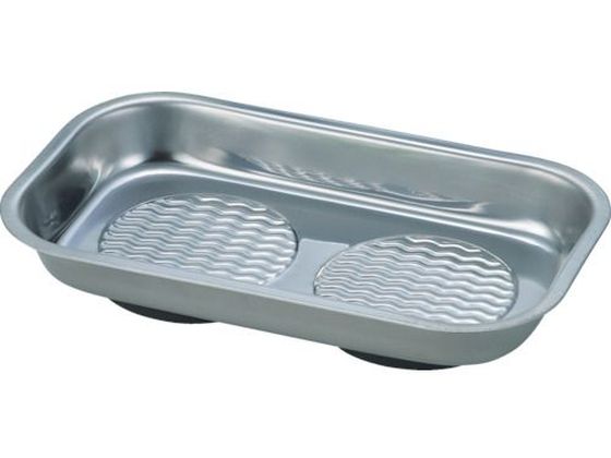 TRUSCO 角形マグネットトレー 波型底 240×142×42 TFMT-240W