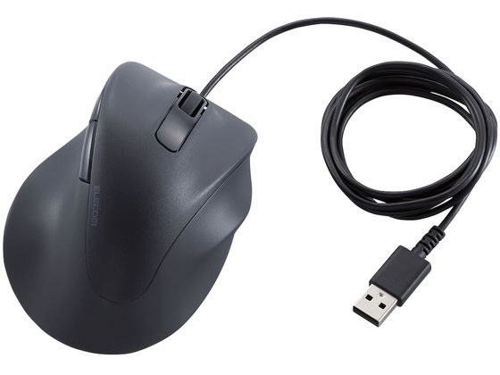 エレコム 有線マウス EX-G 5ボタン Lサイズ ブラック エレコム 有線マウス EX-G 5ボタン Lサイズ ブラック