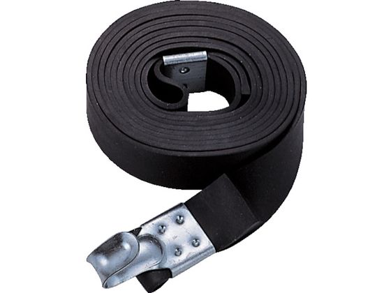 TRUSCO ゴムロープ金具 幅20mm×長2.5m 1Pk(袋)=10本