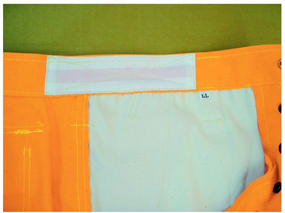 吉野 ハイブリッド 耐熱・耐切創 作業服 ズボン ネイビーブルー