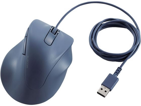 エレコム 有線マウス EX-G 5ボタン Lサイズ ブルー エレコム 有線マウス EX-G 5ボタン Lサイズ ブルー