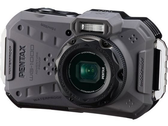リコー ペンタックス デジカメ グレー WG-1000グレー リコー ペンタックス デジカメ グレー WG-1000グレー