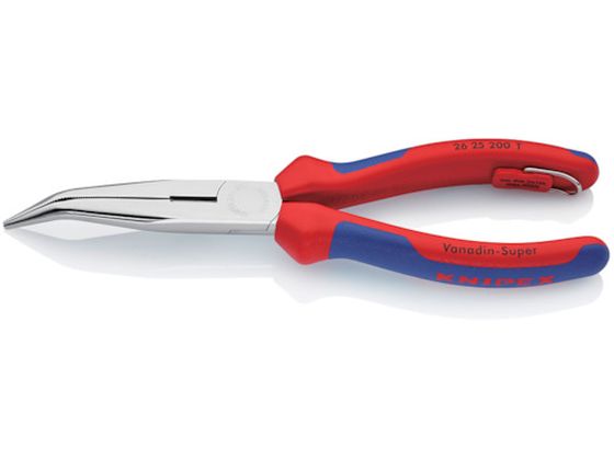 KNIPEX 先曲ロングラジオペンチ(落下防止ツール付き) 200mm 2625-200TBK KNIPEX 先曲ロングラジオペンチ(落下防止ツール付き) 200mm 2625-200TBK