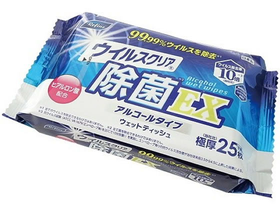 Life-do. Plus リファイン ウイルスクリア除菌EX 極厚大判ウェットティッシュ