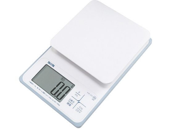 タニタ デジタルクッキングスケール 2kg KW-220-WH 1038820