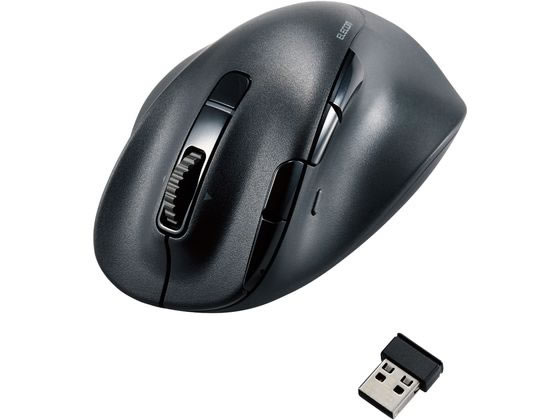 エレコム 無線マウス EX-G PRO Bluetooth 8ボタン 充電式 L 黒 エレコム 無線マウス EX-G PRO Bluetooth 8ボタン 充電式 L 黒