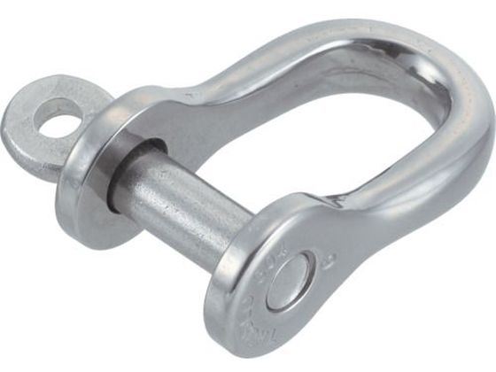 TRUSCO 半丸シャックル ステンレス製 線径5×開口12mm (2個入)