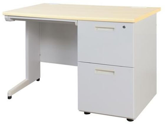 Netforce ナッツ 片袖机 2段 W1000×D700 NG×NA Netforce ナッツ 片袖机 2段 W1000×D700 NG×NA