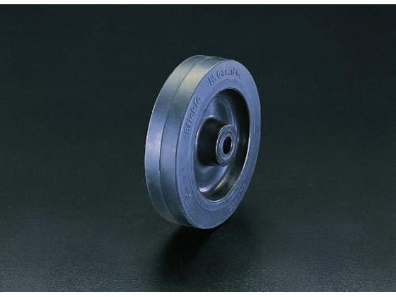 エスコ 車輪 ラバータイヤ ナイロンリム ローラーベアリング 200×50mm エスコ 車輪 ラバータイヤ ナイロンリム ローラーベアリング 200×50mm