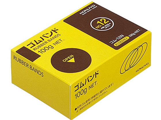 コクヨ ゴムバンドNo.12 内径25mm 1000本 箱入 10個 コム-12N