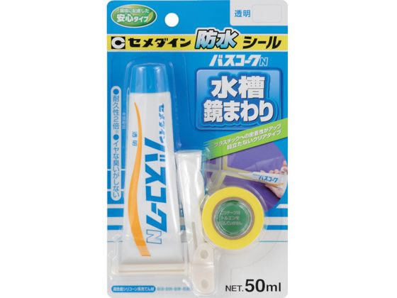 セメダイン バスコークN 透明 P50ml HJ-148 HJ-148