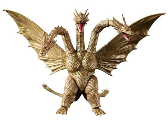 3体セット★特大ゴジラ キングギドラ ★レアな2本角キングギドラ　ゴジラ1991 特大ゴジラ キングギドラ 3体セット☆レアな2本角キングギドラ ゴジラ