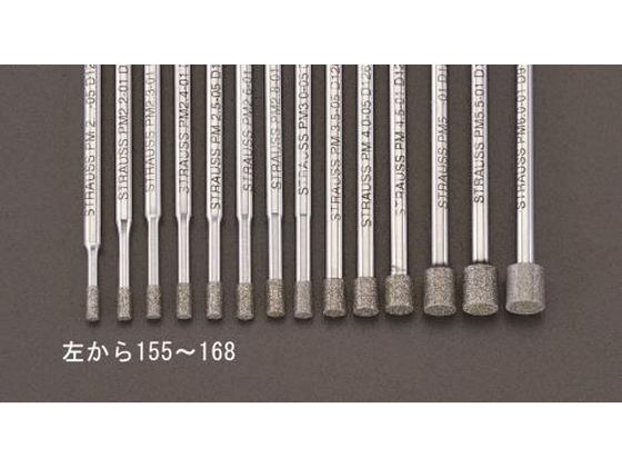 エスコ CBNバー 3mm軸 5.5×6.0×55mm #140粒 EA819DJ-167 エスコ CBNバー 3mm軸 5.5×6.0×55mm #140粒 EA819DJ-167