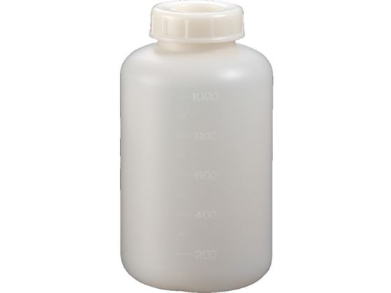 サンプラ 帯電防止PEボトル広口 1000ml 25007