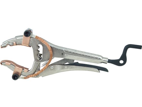 SHT ビッグマウスグリッププライヤー 銅アース付 250mm PAJ207 SHT ビッグマウスグリッププライヤー 銅アース付 250mm PAJ207
