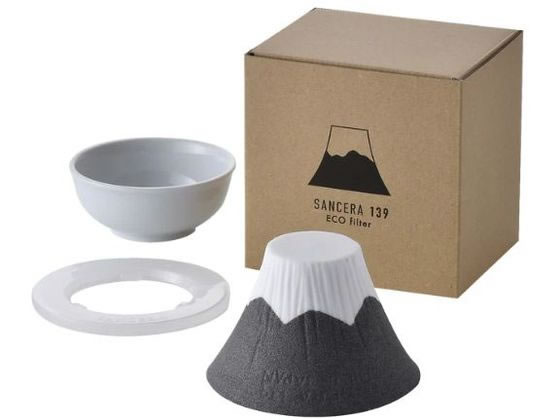 燦セラ 富士山 セラミックコーヒーフィルター 黒 159126 燦セラ 富士山 セラミックコーヒーフィルター 黒 159126