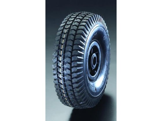 エスコ 車輪 空気入 PPリム ローラーベアリング 400×100mm
