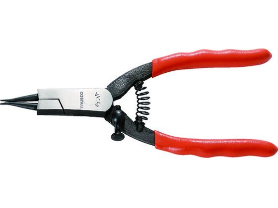 TRUSCO スナップリングプライヤー 軸用 Φ1.0 直爪51型 51-1A TRUSCO スナップリングプライヤー 軸用 Φ1.0 直爪51型 51-1A