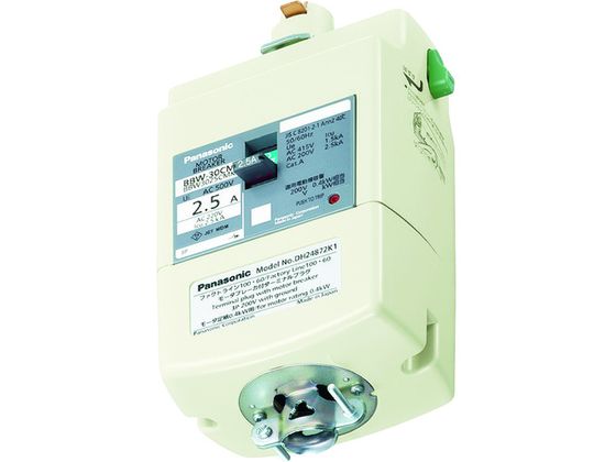 Panasonic モータブレーカ付プラグ 0.2kW用 DH24871K1 Panasonic モータブレーカ付プラグ 0.2kW用 DH24871K1