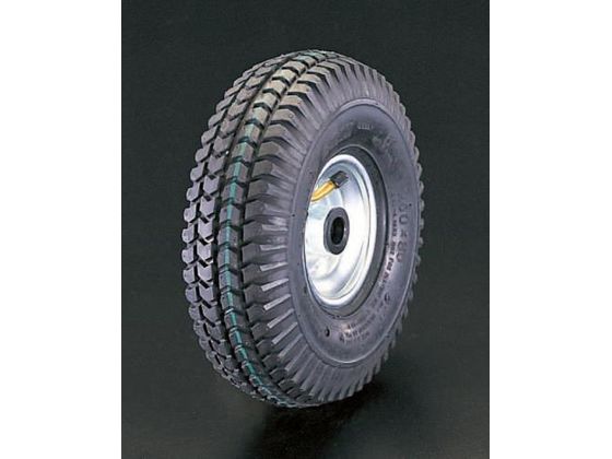 エスコ 車輪 空気入 スチールリム ベアリング 260×85mm