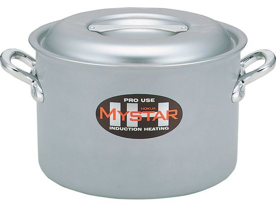 北陸アルミ 業務用マイスター IH半寸胴鍋 45cm