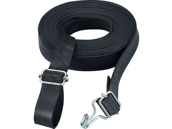 TRUSCO ゴムロープ金具 Wフックバックル 幅20mm×長3.0m (10本)