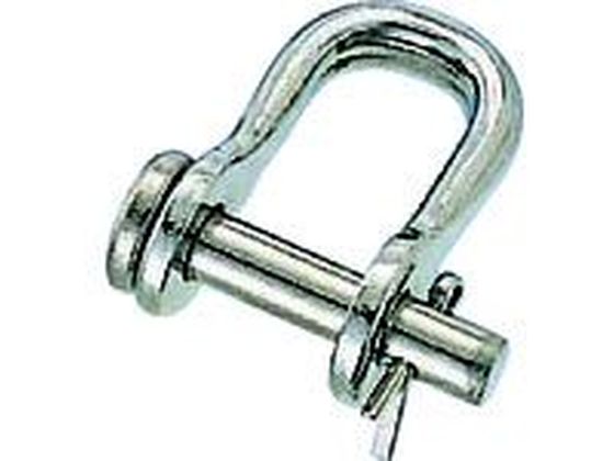TRUSCO ワリピン式半丸シャックル ステンレス製 6mm (1個=1袋)