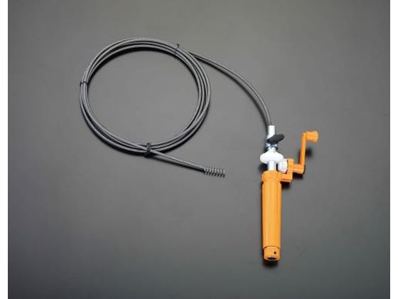 エスコ 手動式ドレンクリーナー 6.0mm×7.5m EA340SE-7.5 エスコ 手動式ドレンクリーナー 6.0mm×7.5m EA340SE-7.5