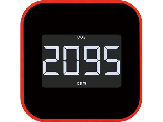 キングジム 換気を促すCO2モニター 黒 CD20-BK