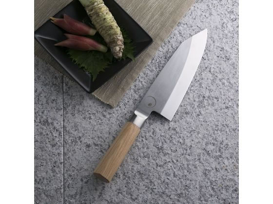 橋本幹造　両刀包丁　片鎬出刃　000AB5513 新品未使用　貝印　日本製 貝印 橋本幹造 両刃包丁 片鎬出刃 000AB5513 1本（直送品